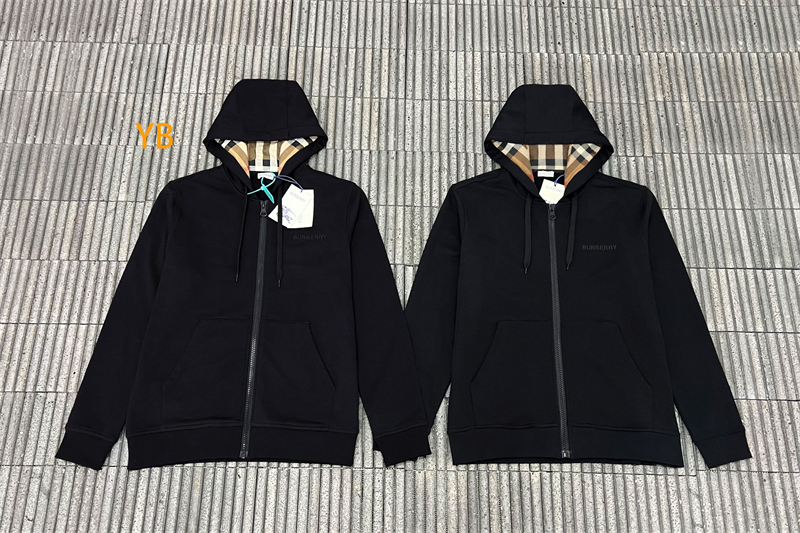 버버리 버버리 체크 코튼 블렌드 후드 집업 탑 레플리카 21번 이미지 - 의류 | 세미샵 레플리카 사이트