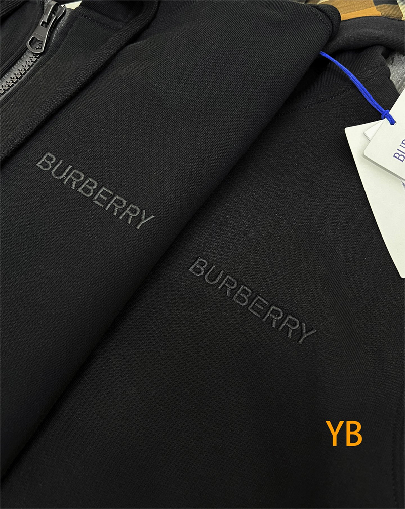 버버리 버버리 체크 코튼 블렌드 후드 집업 탑 레플리카 11번 이미지 - 의류 | 세미샵 레플리카 사이트