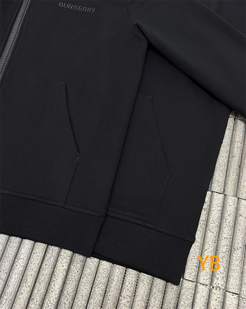 버버리 버버리 체크 코튼 블렌드 후드 집업 탑 레플리카 5번 이미지 - 의류 | 세미샵 레플리카 사이트