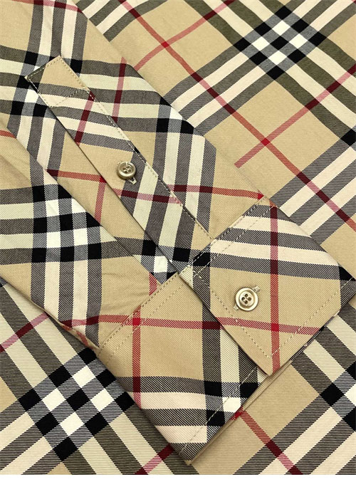 버버리 체크 코튼 셔츠 (레어) - 상세 이미지