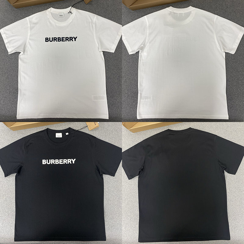 버버리 버버리 코튼 로고 반팔 티셔츠 레플리카 5번 이미지 - 의류 | 세미샵 레플리카 사이트