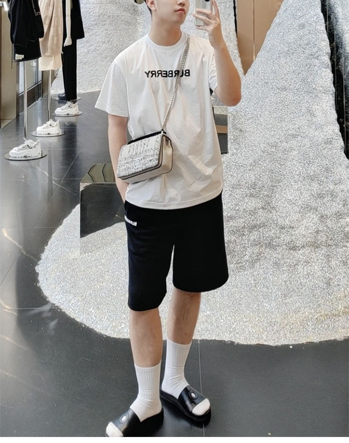 버버리 버버리 코튼 로고 반팔 티셔츠 레플리카 15번 이미지 - 의류 | 세미샵 레플리카 사이트