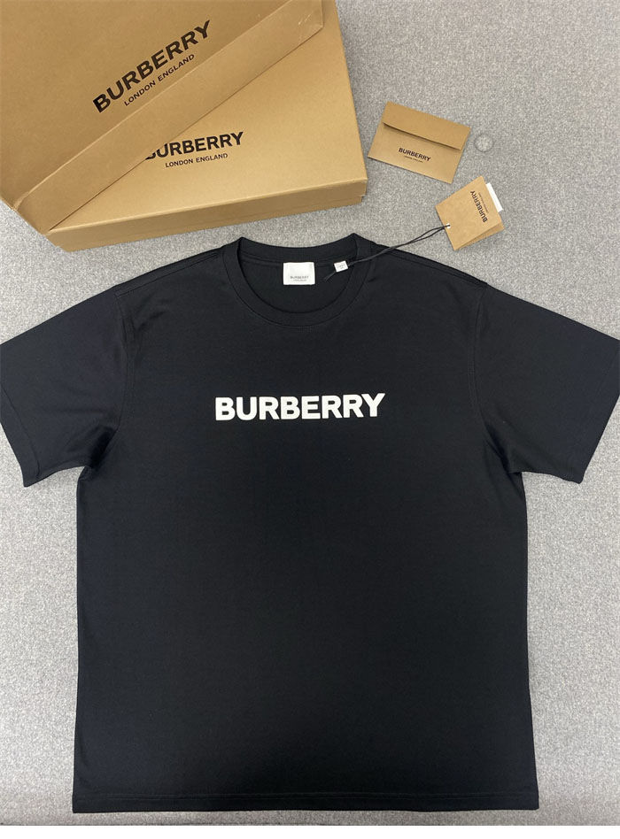 버버리 버버리 코튼 로고 반팔 티셔츠 레플리카 3번 이미지 - 의류 | 세미샵 레플리카 사이트