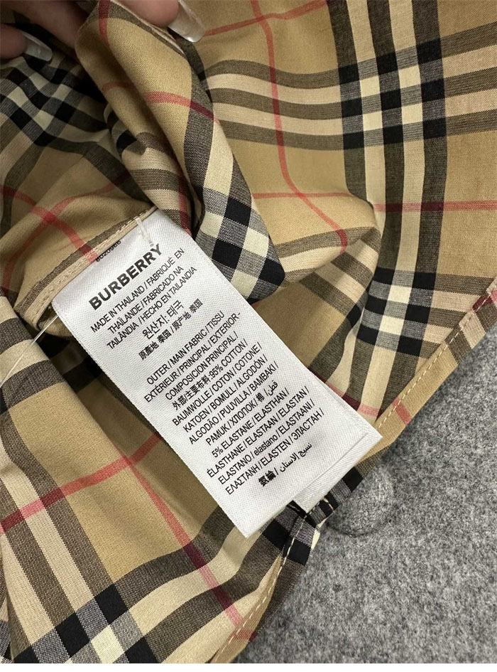Burberry 버버리 클래식 체크 코튼 포플린 셔츠 레플리카 11번 이미지 - 의류 | 세미샵 레플리카 사이트