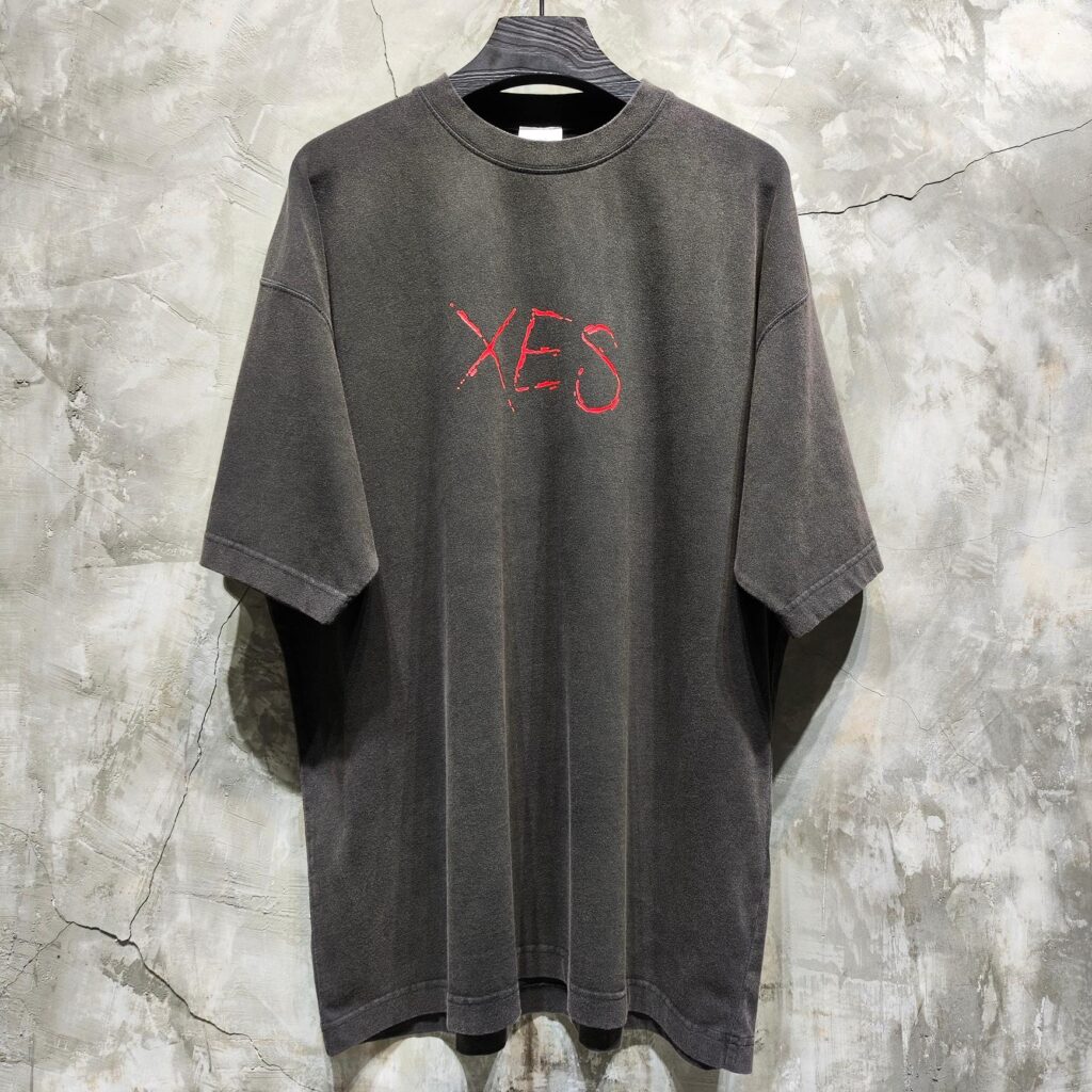 베트멍 24SS XES 프린팅 반팔 티셔츠 블랙 - 상세 이미지