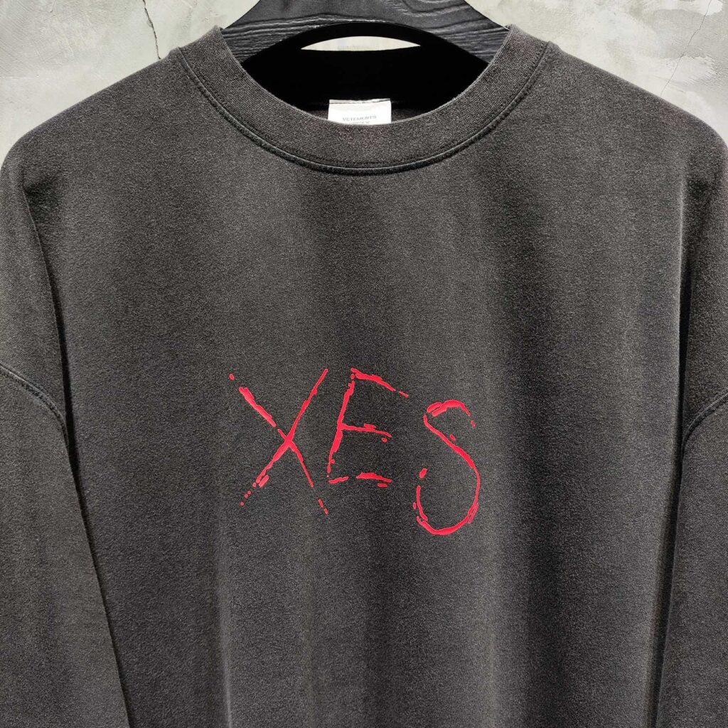 베트멍 24SS XES 프린팅 반팔 티셔츠 블랙 - 상세 이미지