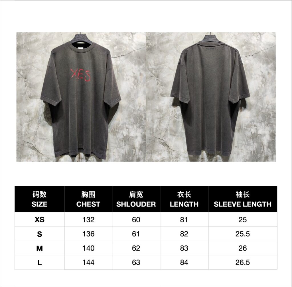 베트멍 24SS XES 프린팅 반팔 티셔츠 블랙 - 상세 이미지