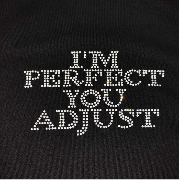 베트멍 ‘IM PERFECT YOU ADJUST’ 오버사이즈 반팔 티셔츠 - 상세 이미지