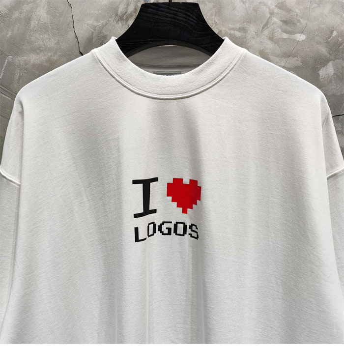 베트멍 ‘I Love Logos’ 오버사이즈 반팔 티셔츠 - 상세 이미지