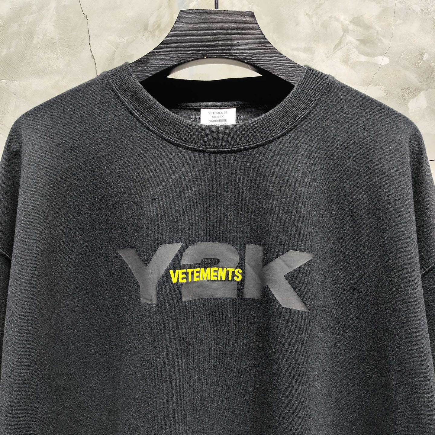 베트멍 Y2K 반팔 티셔츠 블랙 - 상세 이미지