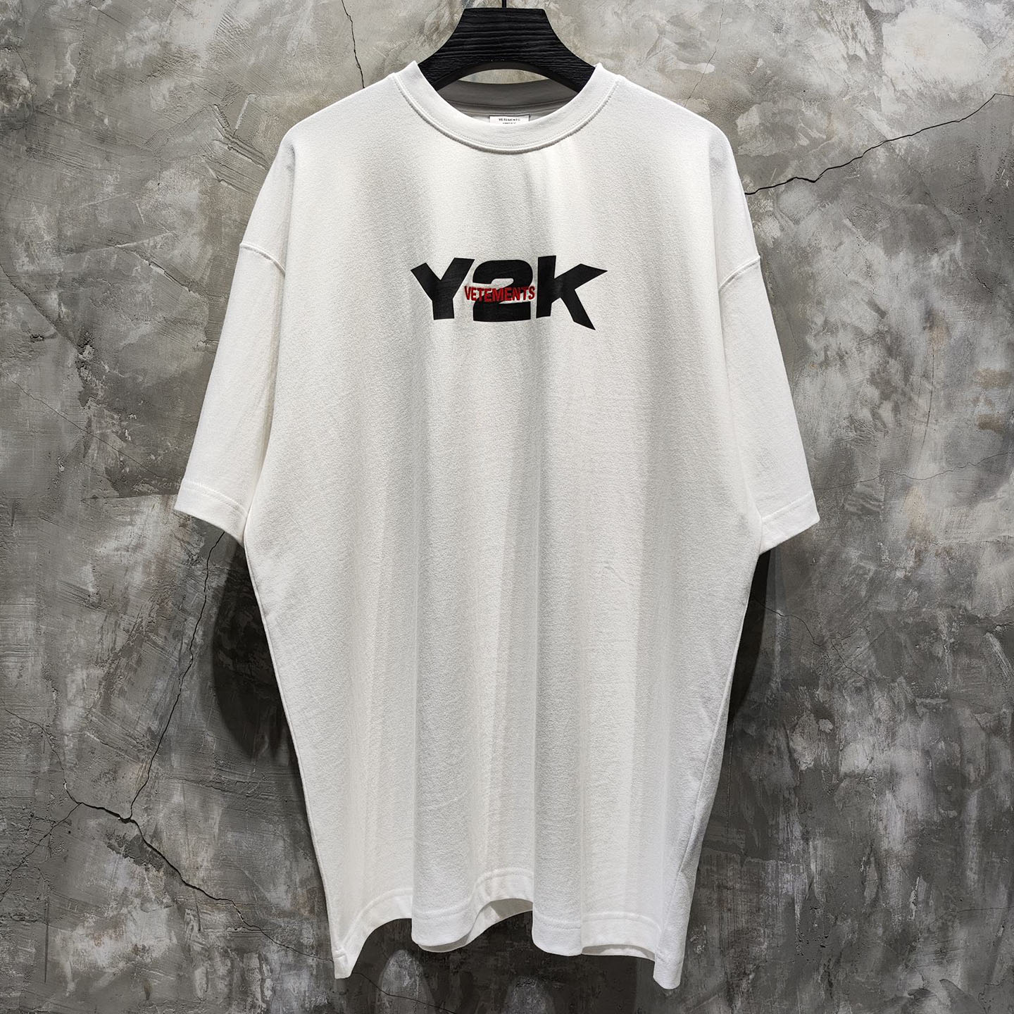 베트멍 Y2K 반팔 티셔츠 화이트