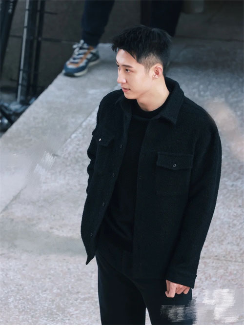 생로랑 울 블렌드 오버 셔츠 (세븐) - 상세 이미지