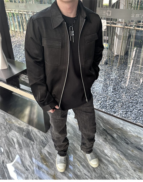 생로랑 큐브라 집업 테디 자켓 (세븐) - 상세 이미지