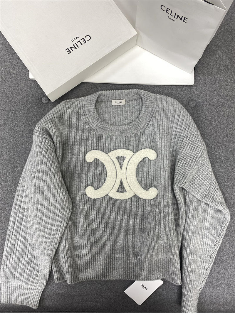 셀린느 셀린느 르브드 울 크루넥 스웨터 （터보） 레플리카 6번 이미지 - 의류 | 세미샵 레플리카 사이트