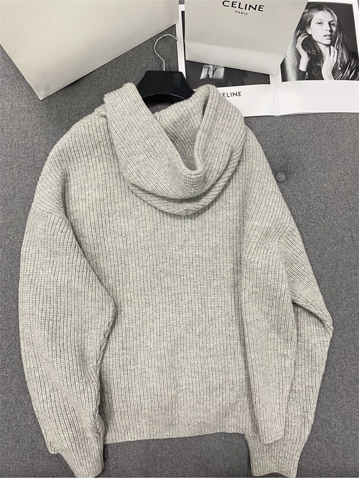 C E L I N E 셀린느 립드 울 오버사이즈 스웨터 후드 레플리카 14번 이미지 - 의류 | 세미샵 레플리카 사이트