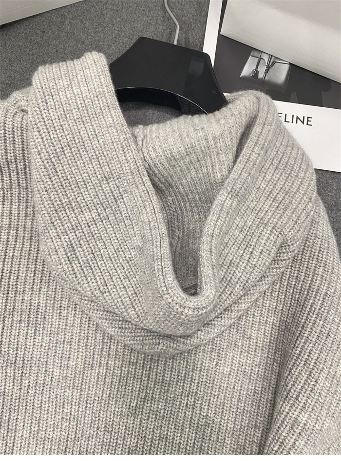 C E L I N E 셀린느 립드 울 오버사이즈 스웨터 후드 레플리카 19번 이미지 - 의류 | 세미샵 레플리카 사이트