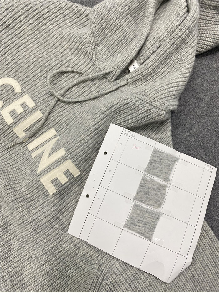 C E L I N E 셀린느 립드 울 오버사이즈 스웨터 후드 레플리카 24번 이미지 - 의류 | 세미샵 레플리카 사이트