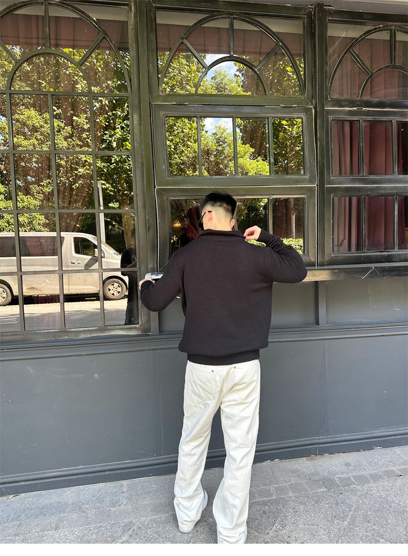 C E L I N E 셀린느 트리옴프 트러커 스웨터 울 캐시미어 2컬러 레플리카 2번 이미지 - 의류 | 세미샵 레플리카 사이트