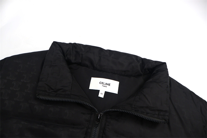 C E L I N E 셀린느 트리옹프 모노그램 나일론 자카드 다운 패딩 자켓 레플리카 11번 이미지 - 의류 | 세미샵 레플리카 사이트