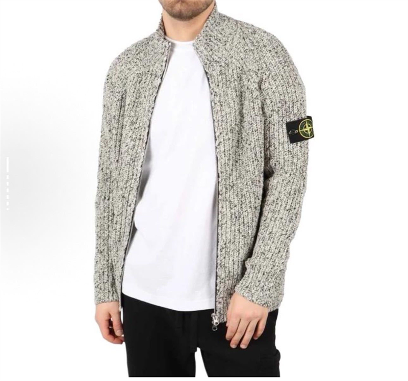 Stone Island 스톤아일랜드 립드 코튼 집 가디건 레플리카 4번 이미지 - 의류 | 세미샵 레플리카 사이트