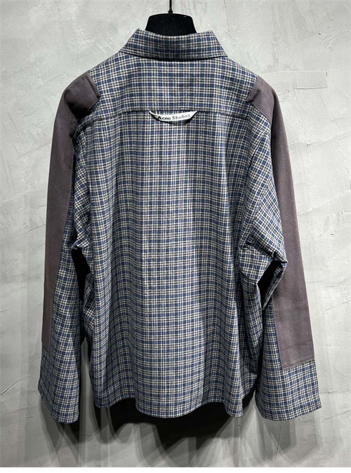 아크네 24FW 체크 플란넬 셔츠 - 상세 이미지