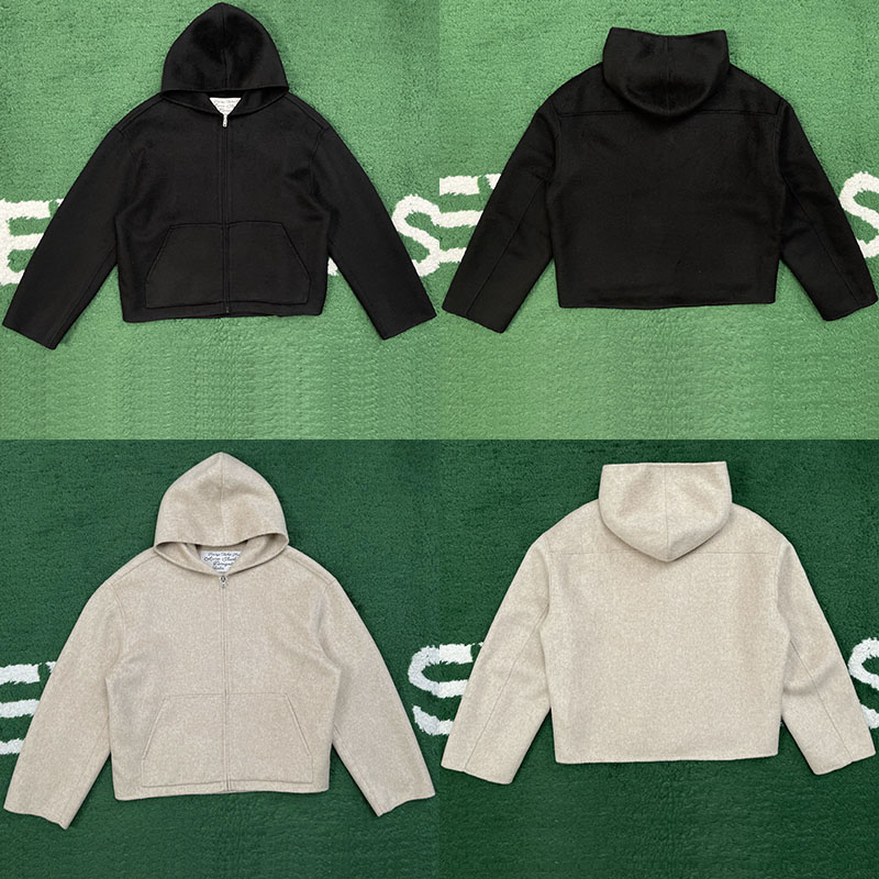 Acne Studios 아크네 브러시드 캐시미어 울 후드 자켓 레플리카 1번 이미지 - 의류 | 세미샵 레플리카 사이트