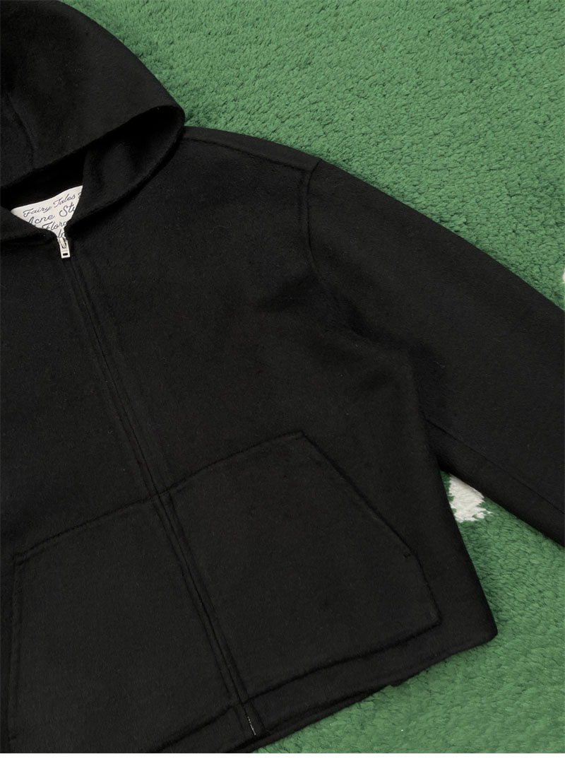 Acne Studios 아크네 브러시드 캐시미어 울 후드 자켓 레플리카 9번 이미지 - 의류 | 세미샵 레플리카 사이트