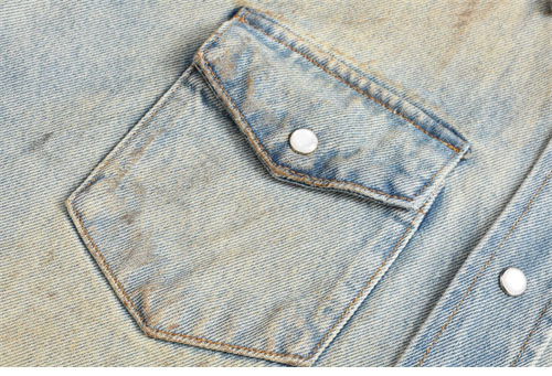 아크네 빈티지 이펙트 워시드 데님 셔츠 - 상세 이미지