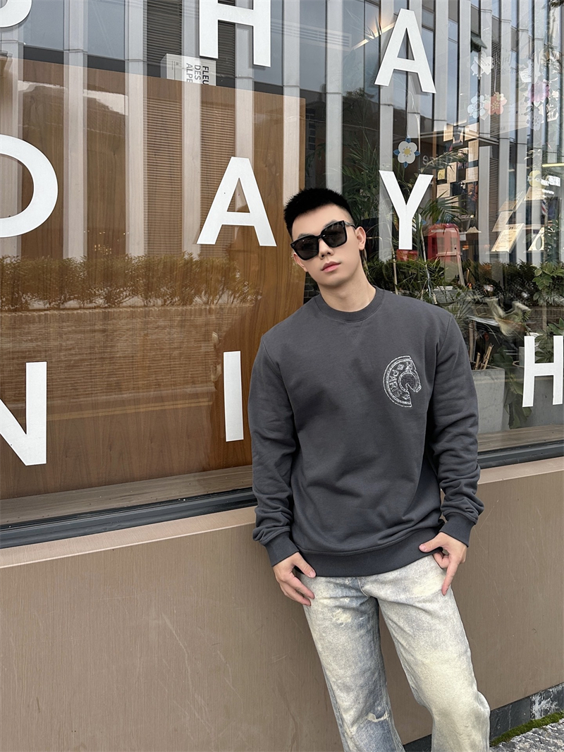 Hermes 에르메스 클로 드 셀 디테일 크루넥 스웨트셔츠 레플리카 3번 이미지 - 의류 | 세미샵 레플리카 사이트