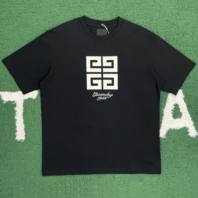 지방시 4G 모티프 코튼 반팔 티셔츠