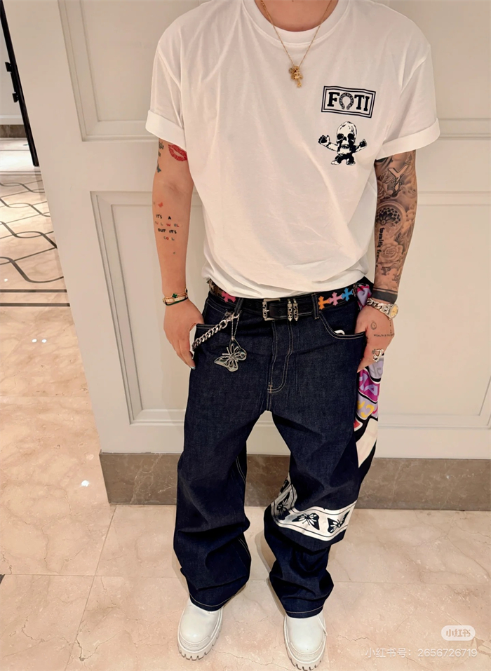 Chrome Hearts 크롬하츠 FOTI 포티 로고 멀티 반팔 티셔츠 레플리카 3번 이미지 - 의류 | 세미샵 레플리카 사이트