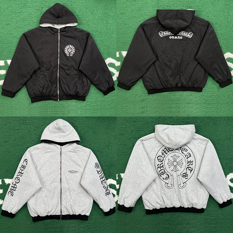 크롬하츠 크롬하츠 G.E.D 홀스슈 리버시블 후드 집업 자켓 레플리카 10번 이미지 - 의류 | 세미샵 레플리카 사이트