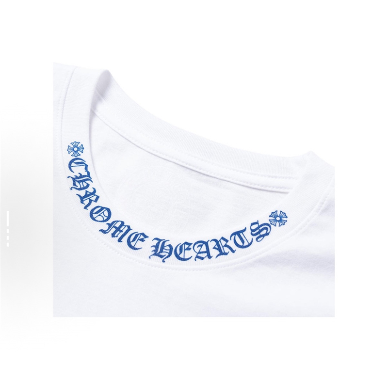 크롬하츠 크롬하츠 넥 스크립스 로고 롱슬리브 긴팔 티셔츠 레플리카 3번 이미지 - 의류 | 세미샵 레플리카 사이트