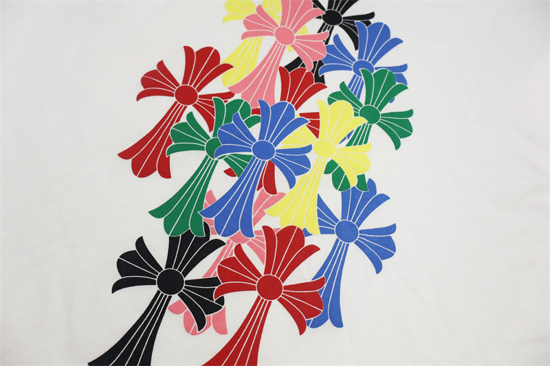 Chrome Hearts 크롬하츠 멀티 컬러 크로스 세머터리 롱슬리브 티셔츠 레플리카 13번 이미지 - 의류 | 세미샵 레플리카 사이트