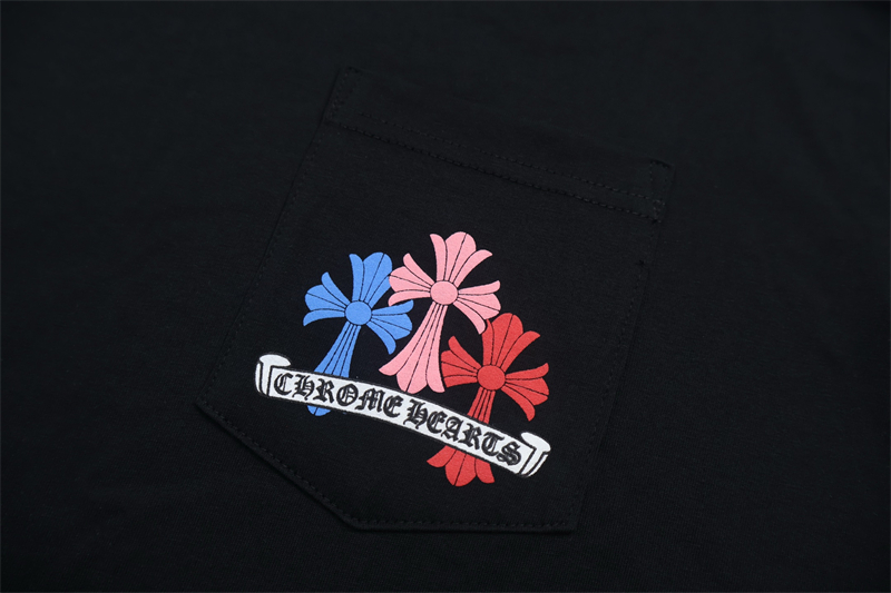 Chrome Hearts 크롬하츠 멀티 컬러 크로스 세머터리 롱슬리브 티셔츠 레플리카 20번 이미지 - 의류 | 세미샵 레플리카 사이트