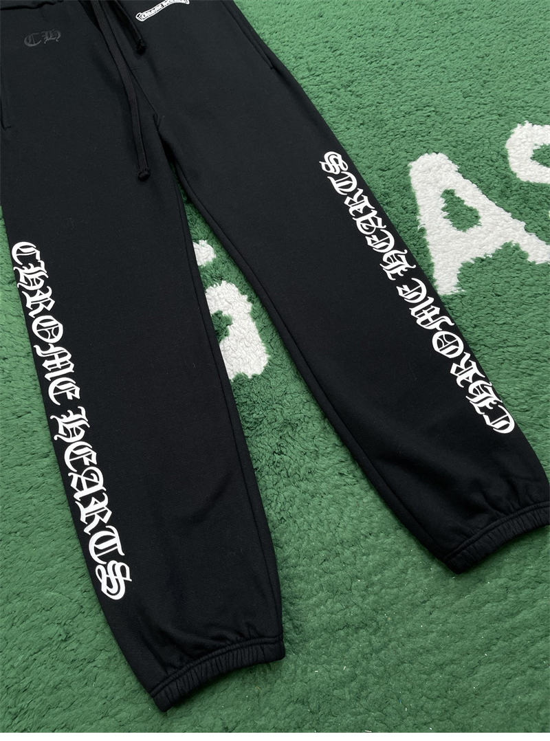 크롬하츠 크롬하츠 스크롤 로고 스펠아웃 스웨트팬츠 레플리카 9번 이미지 - 의류 | 세미샵 레플리카 사이트