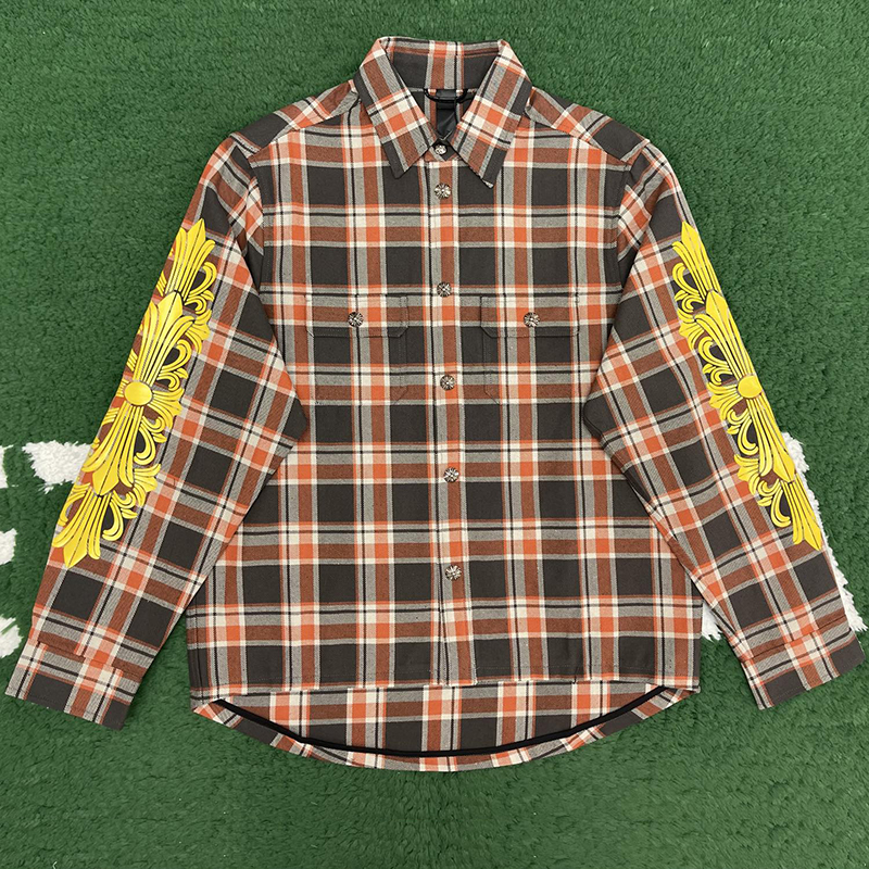 Chrome Hearts 크롬하츠 플로랄 크로스 로고 셔츠 2컬러 레플리카 1번 이미지 - 의류 | 세미샵 레플리카 사이트