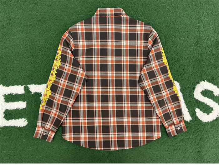 Chrome Hearts 크롬하츠 플로랄 크로스 로고 셔츠 2컬러 레플리카 5번 이미지 - 의류 | 세미샵 레플리카 사이트