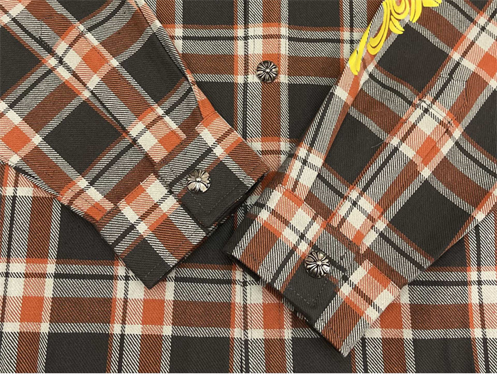 Chrome Hearts 크롬하츠 플로랄 크로스 로고 셔츠 2컬러 레플리카 8번 이미지 - 의류 | 세미샵 레플리카 사이트