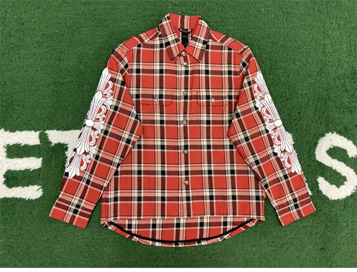 Chrome Hearts 크롬하츠 플로랄 크로스 로고 셔츠 2컬러 레플리카 13번 이미지 - 의류 | 세미샵 레플리카 사이트