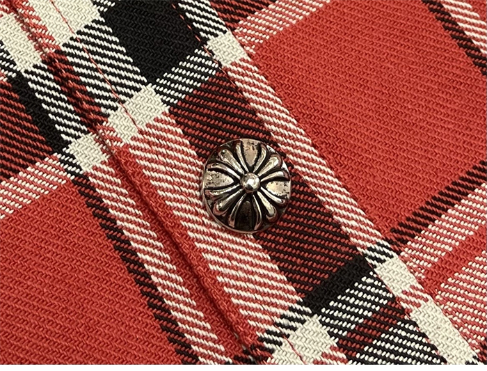 Chrome Hearts 크롬하츠 플로랄 크로스 로고 셔츠 2컬러 레플리카 19번 이미지 - 의류 | 세미샵 레플리카 사이트