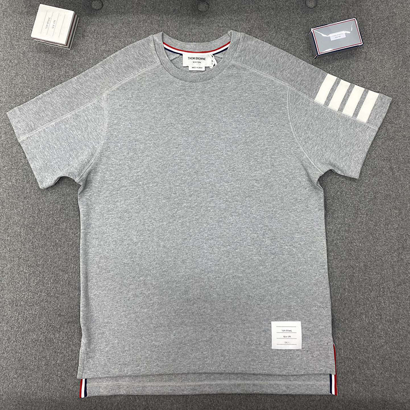 톰브라운 4-Bar 사선완장 반팔 티셔츠
