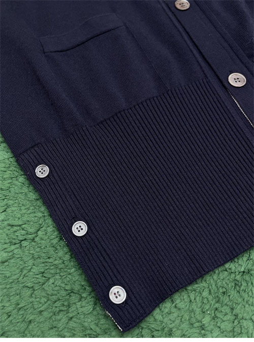 Thom Browne 톰브라운 사선완장 4-Bar 캐시미어 크롭 v넥 가디건 레플리카 9번 이미지 - 의류 | 세미샵 레플리카 사이트