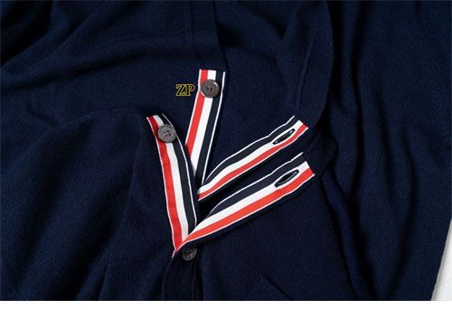 톰브라운 사선완장 4-Bar 캐시미어 크롭 가디건 - 상세 이미지