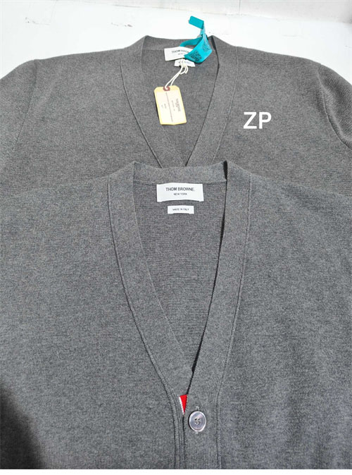 Thom Browne 톰브라운 사선완장 밀라노 스티치 코튼 크레이프 가디건 레플리카 9번 이미지 - 의류 | 세미샵 레플리카 사이트