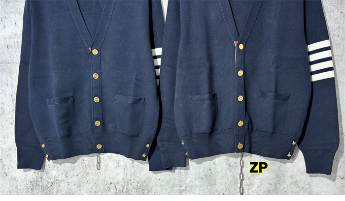 Thom Browne 톰브라운 사선완장 밀라노 스티치 코튼 크레이프 가디건 레플리카 10번 이미지 - 의류 | 세미샵 레플리카 사이트