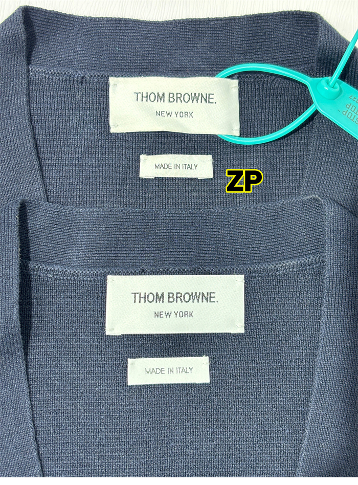 Thom Browne 톰브라운 사선완장 밀라노 스티치 코튼 크레이프 가디건 레플리카 28번 이미지 - 의류 | 세미샵 레플리카 사이트