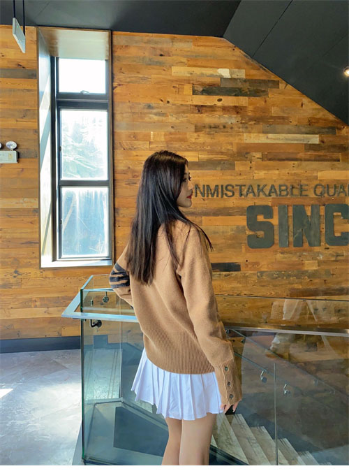 Thom Browne 톰브라운 울 저지 스티치 사선완장 4-Bar 크루넥 클래식 니트 레플리카 5번 이미지 - 의류 | 세미샵 레플리카 사이트