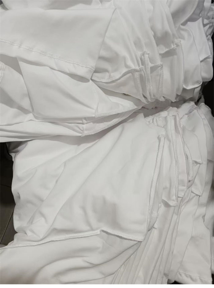 톰브라운 코튼 반팔 티셔츠 화이트 - 상세 이미지