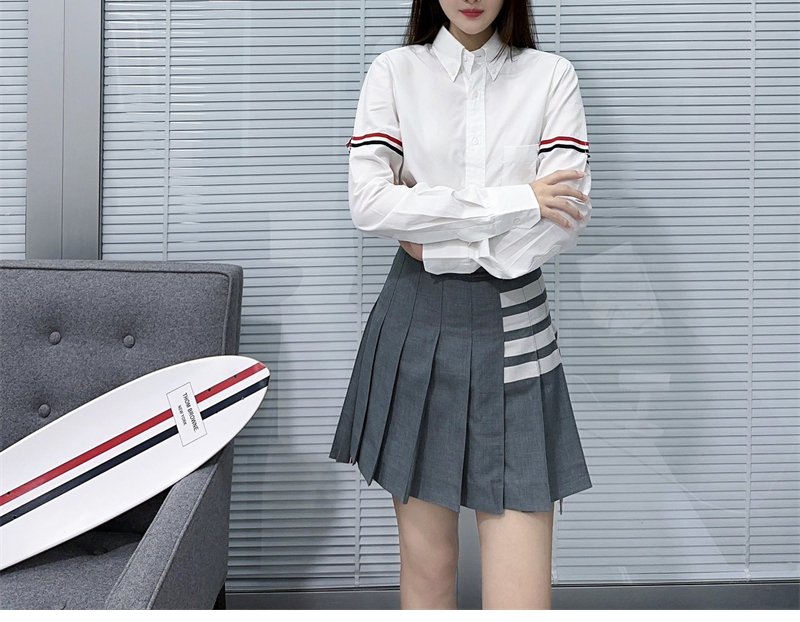 톰브라운 클래식 포플린 암밴드 셔츠（TJ공장） - 상세 이미지